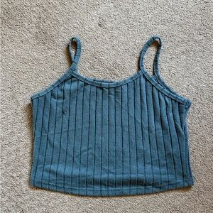 SHEIN Teal Ribbed Camisole